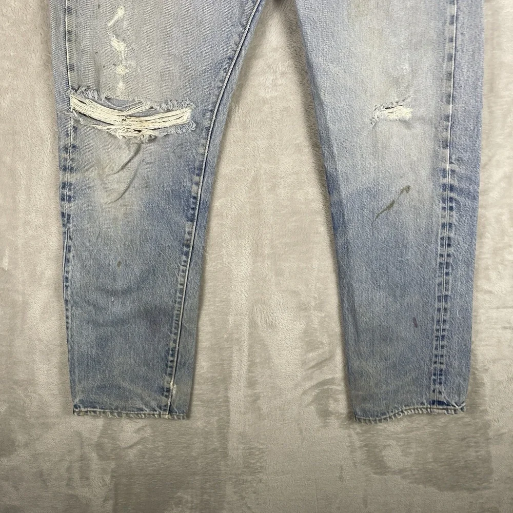 Vintage Levis 501 Jeans Mens 30x30 Redline Selvedge 1980s Made in USA Whiskers